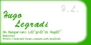 hugo legradi business card